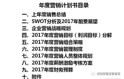 2018年度企業營銷頂層設計 手把手教你做計劃